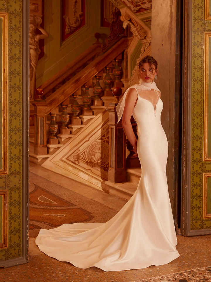 Wedding Gown Fit & Flare Demetrios 1281