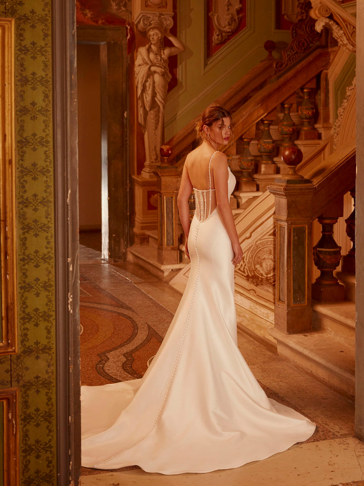 Wedding Gown Fit & Flare Demetrios 1281