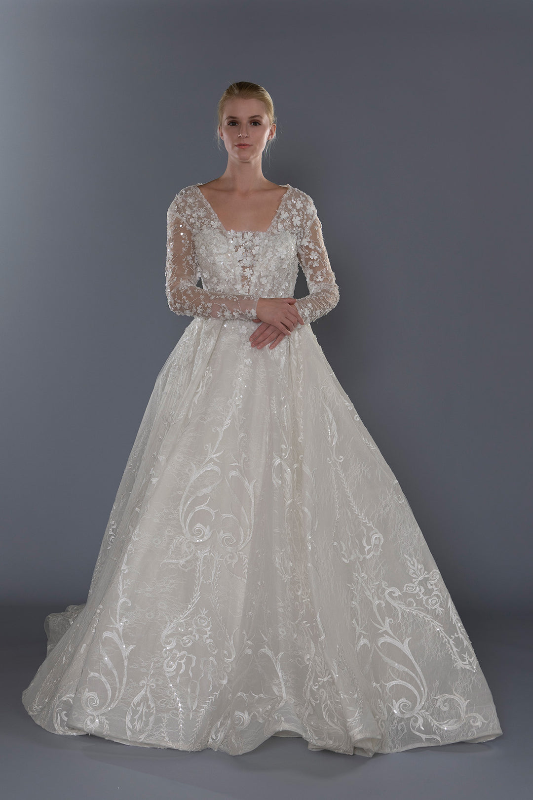 Wedding Gown A-line Moloty A128