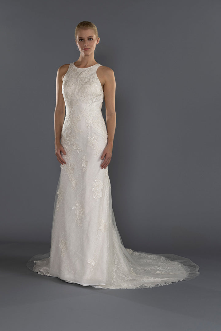 Wedding Gown Fit & Flare Moloty A155