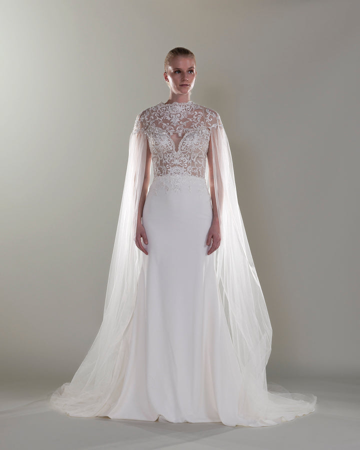 Wedding Gown Fit & Flare Moloty A118