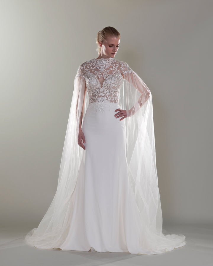 Wedding Gown Fit & Flare Moloty A118