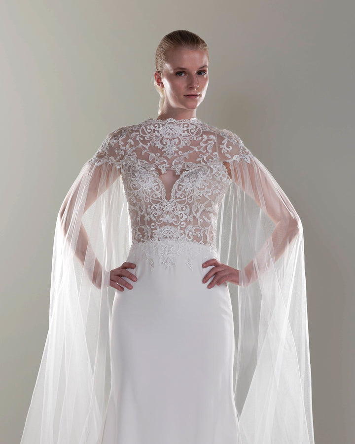Wedding Gown Fit & Flare Moloty A118
