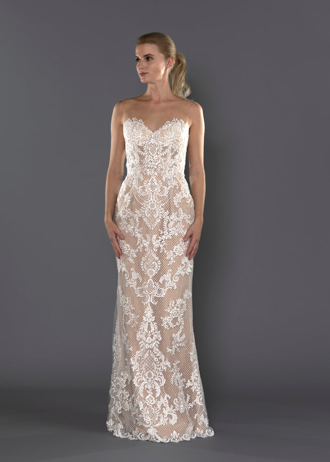 Wedding Gown Fit & Flare Moloty A170