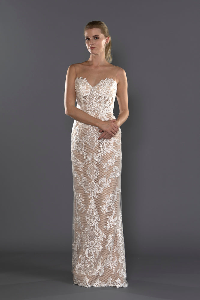 Wedding Gown Fit & Flare Moloty A170