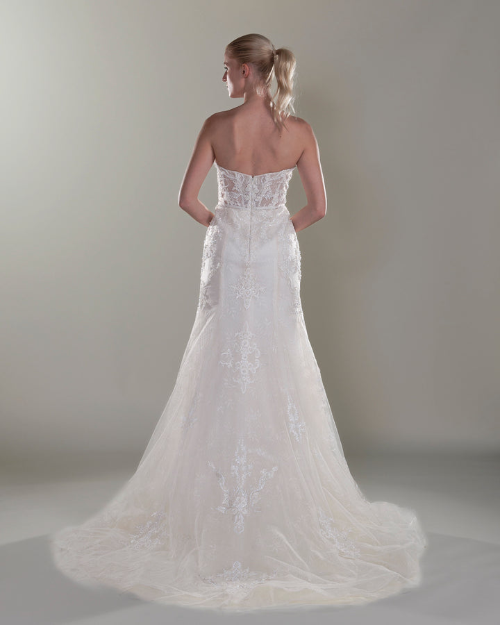 Wedding Gown Sheath Moloty A006