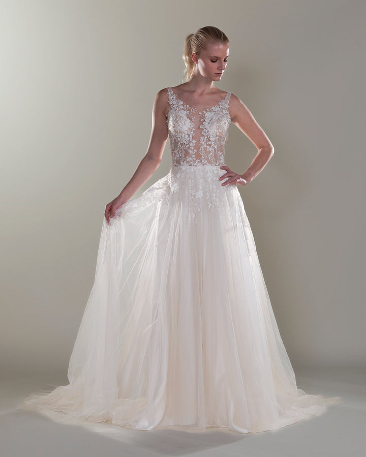 Wedding Gown A-line Moloty A012