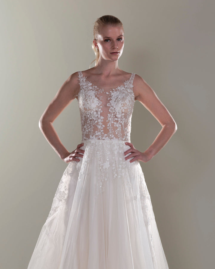Wedding Gown A-line Moloty A012