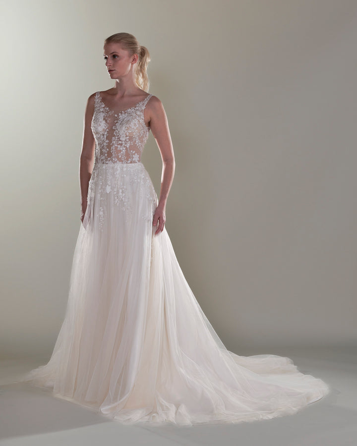 Wedding Gown A-line Moloty A012