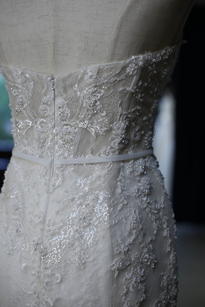 Wedding Gown Sheath Moloty A006