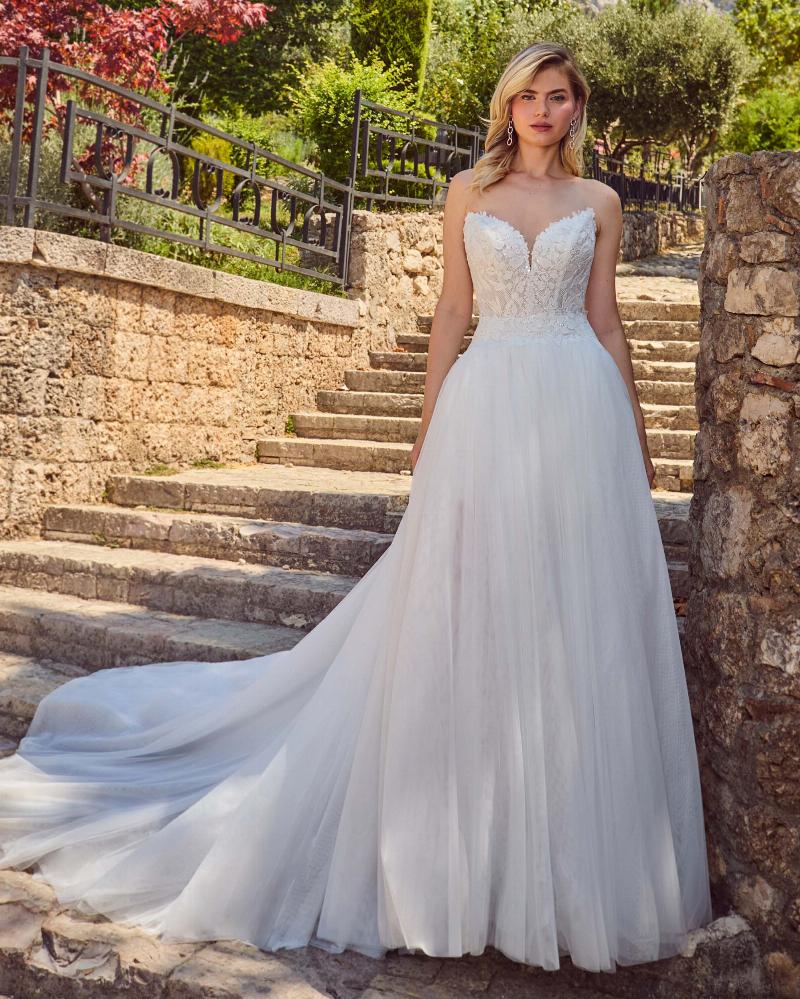 Wedding Gown A-line Calla Blanche Nina LA25119  Moloty Bridal Atelier &  Tailor