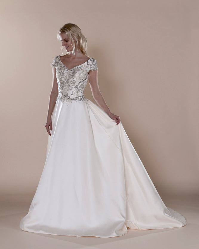 Wedding Gown A-line Ballgown Moloty A249