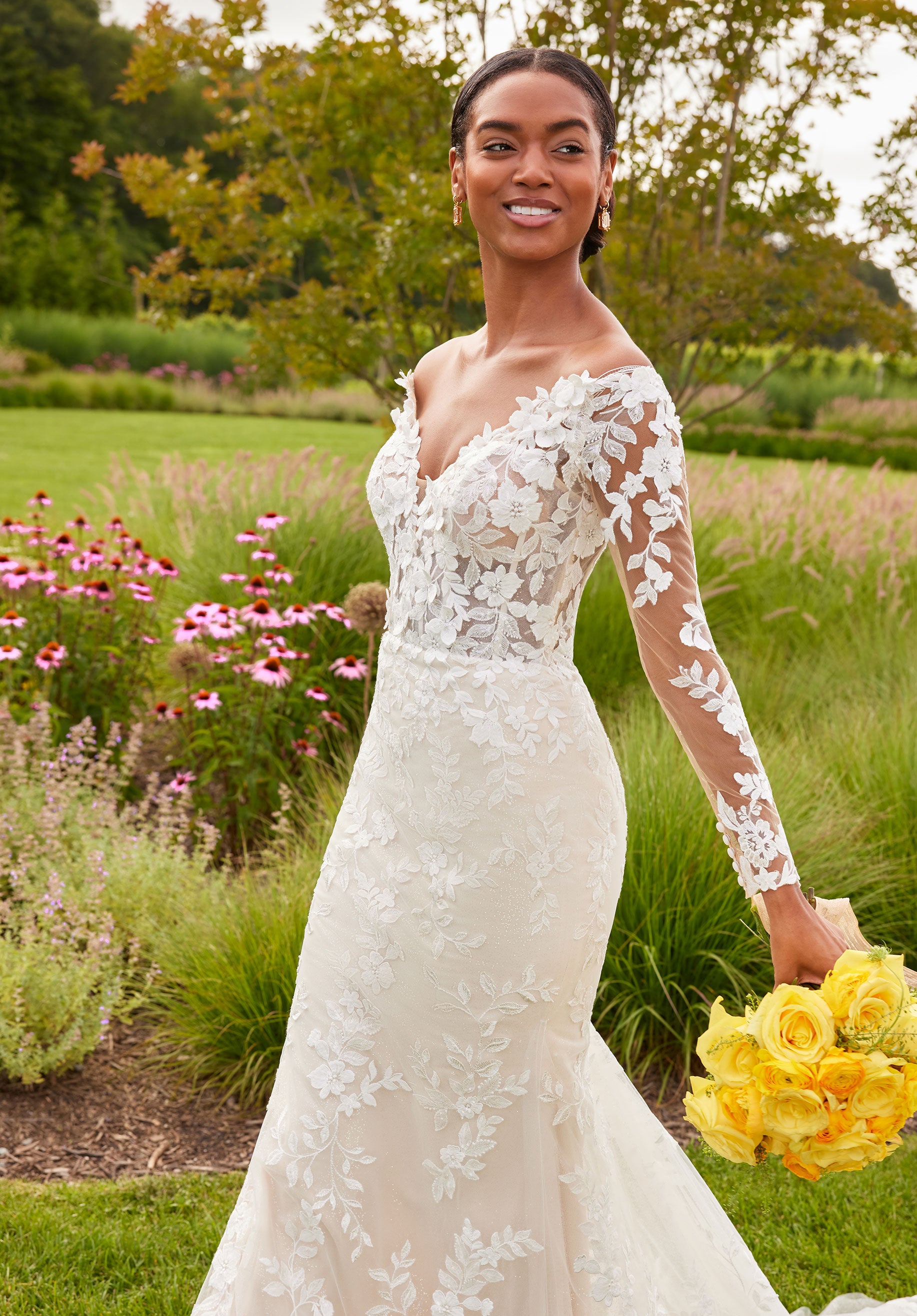 mori lee long sleeve wedding dress Wedding Gown Fit & Flare MORILEE 2723 – Moloty Bridal Atelier & Tailor