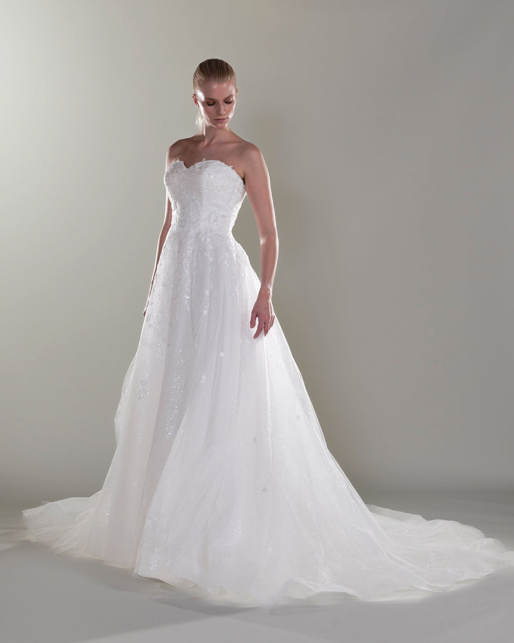 Wedding Gown A-line Moloty A113