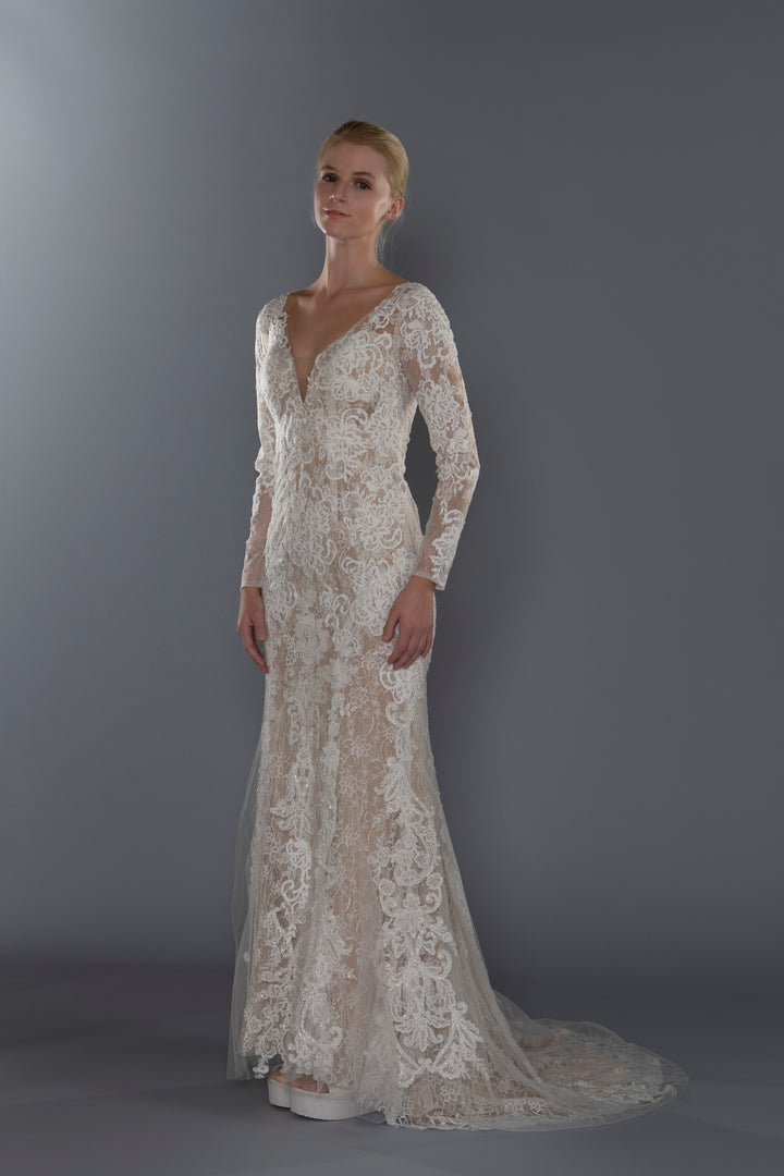 Wedding Gown A-line Moloty A134