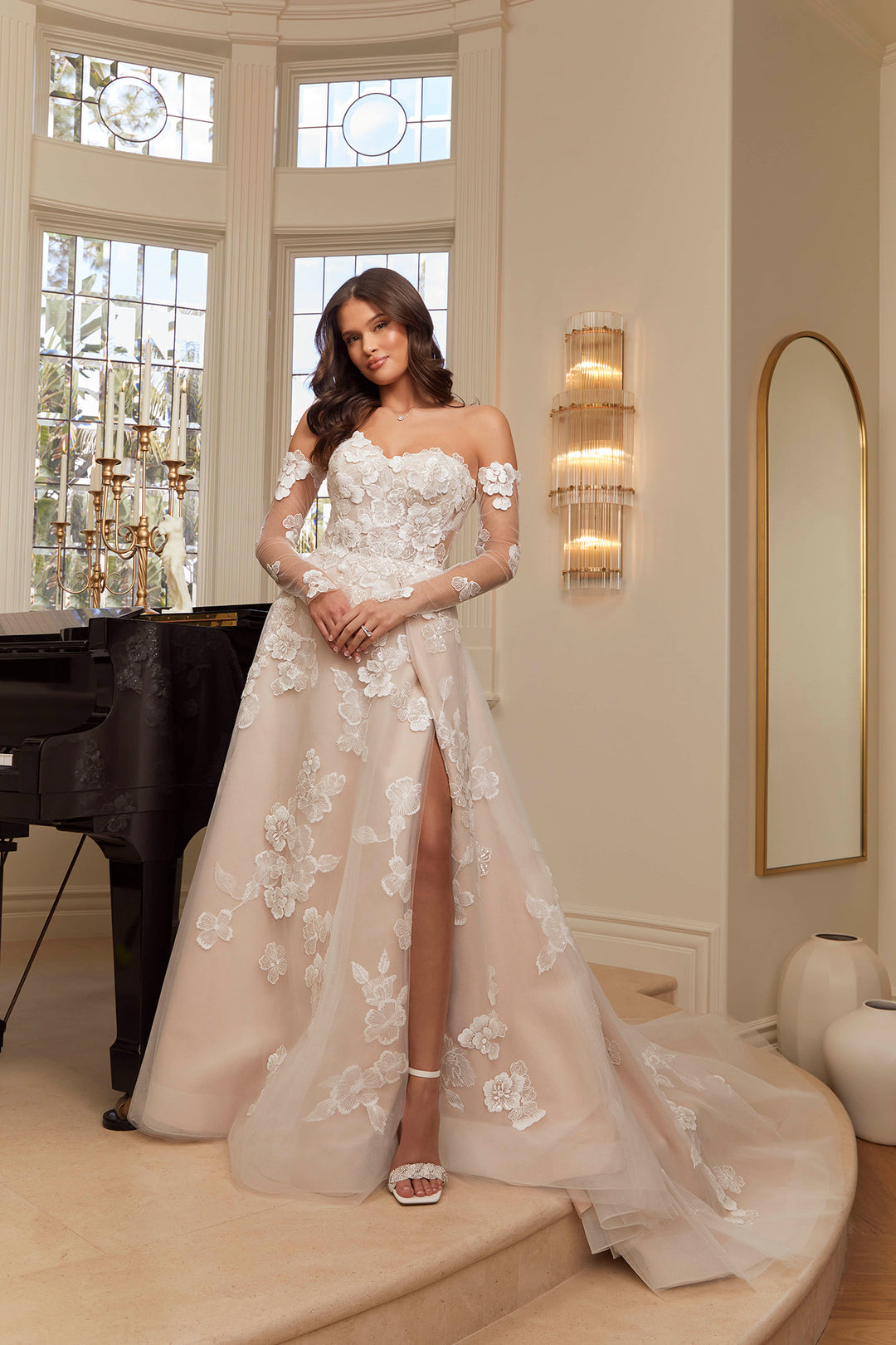 casablanca off the shoulder wedding dress Off-The-Shoulder Wedding Dresses|Casablanca