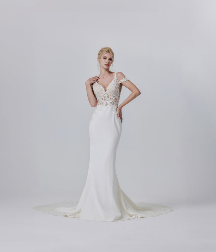 Wedding Gown Fit & Flare Serenade A3195