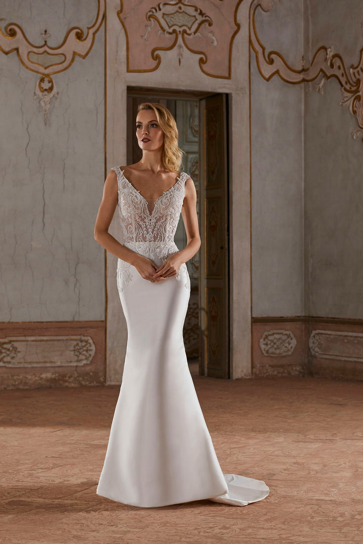 Wedding Gown A-line Demetrios Style 8232