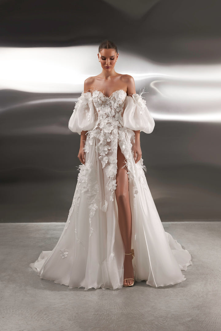 Wedding Gown A-line OKSANA MUKHA Audrey