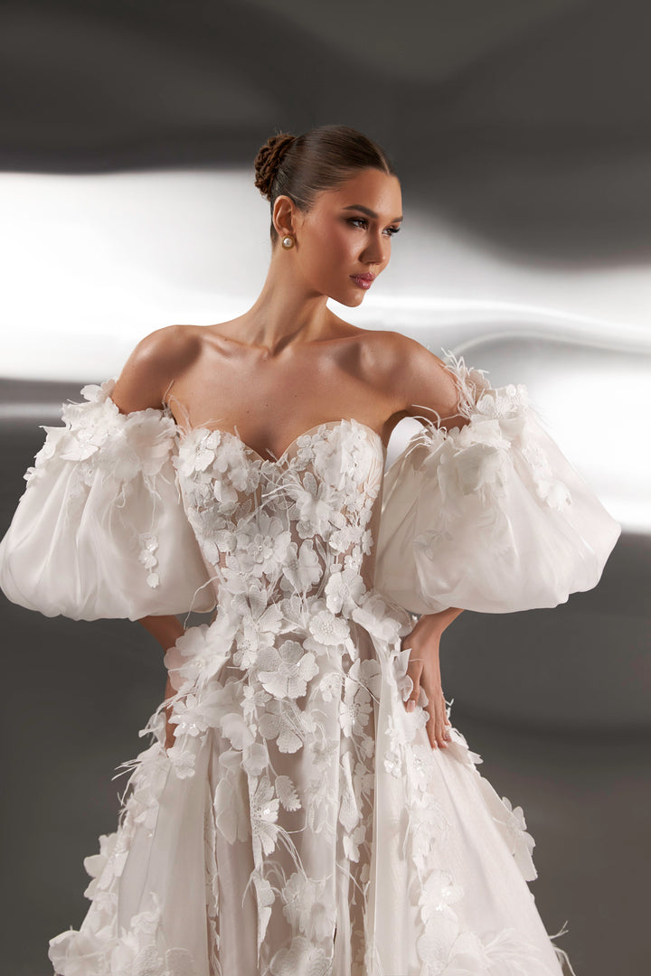 Wedding Gown A-line OKSANA MUKHA Audrey