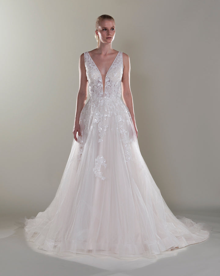 Wedding Gown A-line Moloty A010