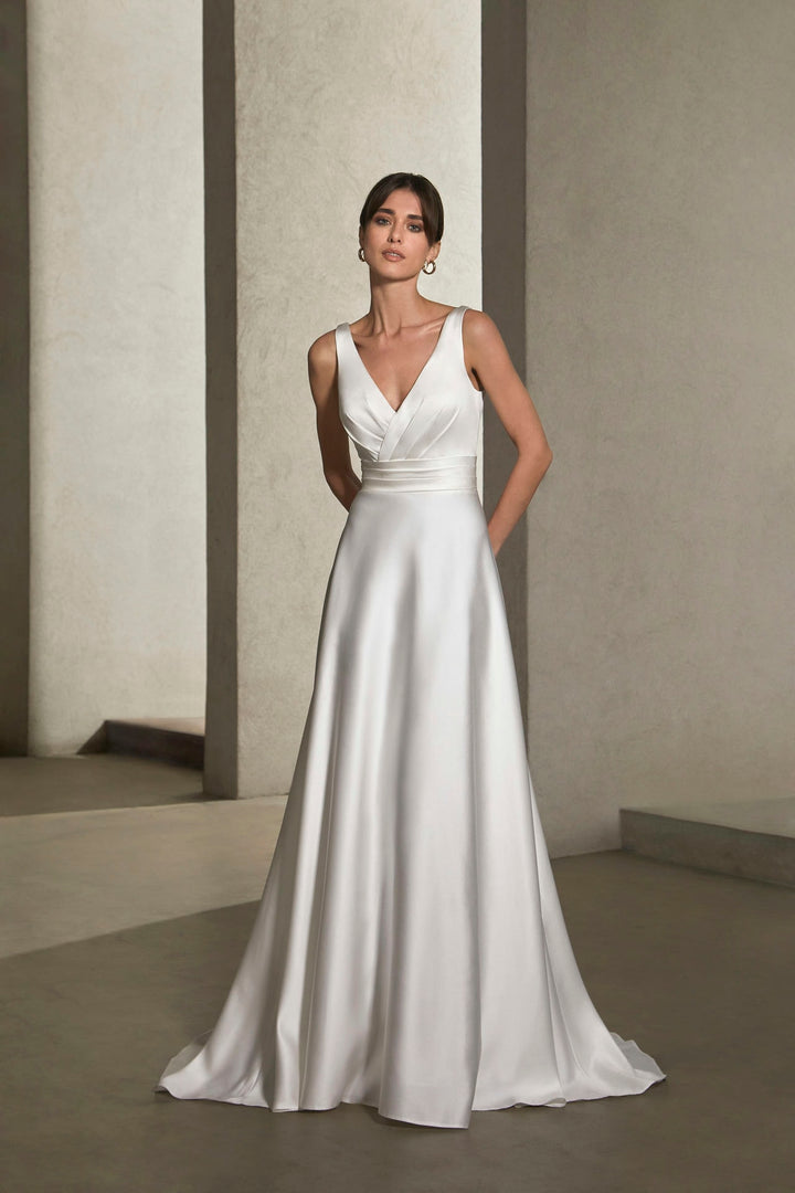 Wedding Gown A-line Demetrios Style L1143