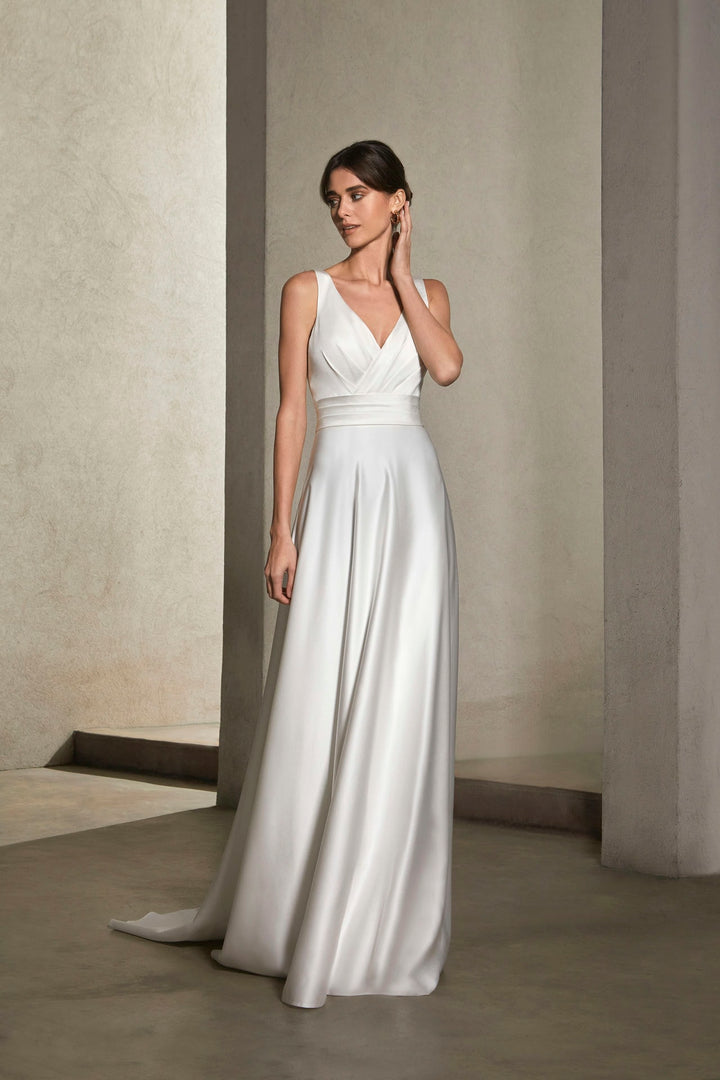 Wedding Gown A-line Demetrios Style L1143