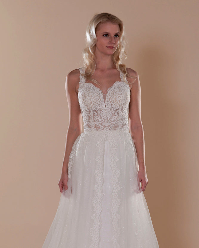 Wedding Gown A-line Moloty A205