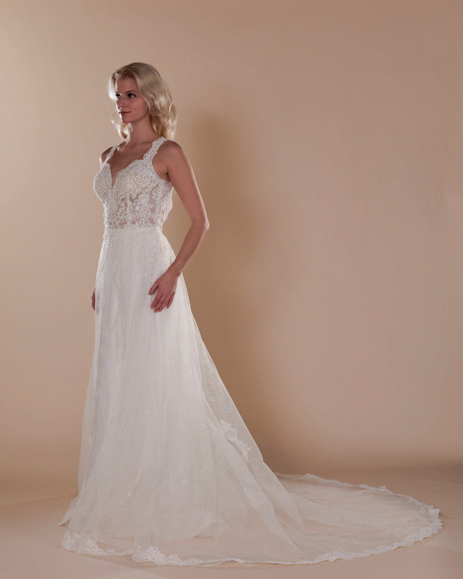 Wedding Gown A-line Moloty A205