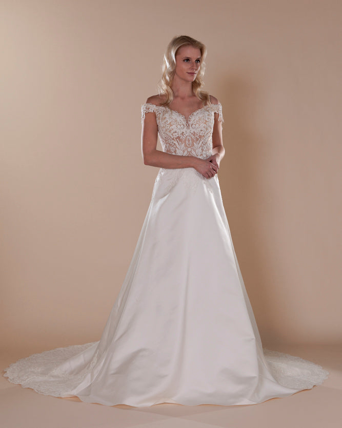 Wedding Gown A-line Moloty A234