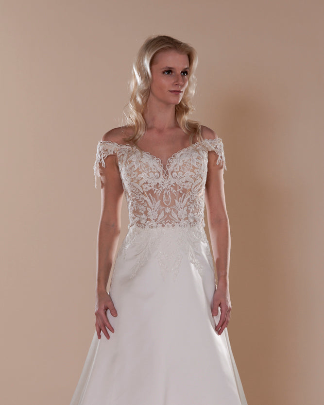 Wedding Gown A-line Moloty A234