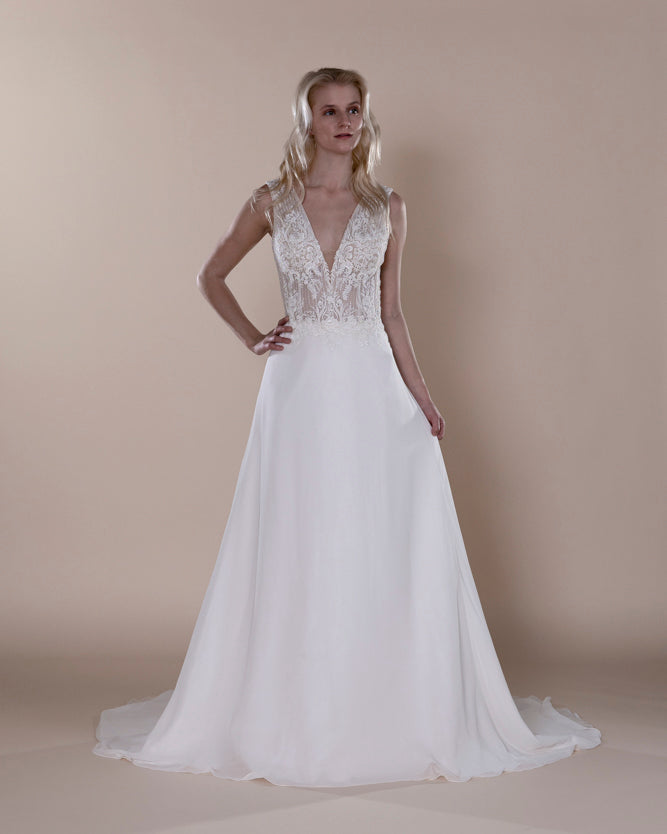 Wedding Gown A-line Moloty A259