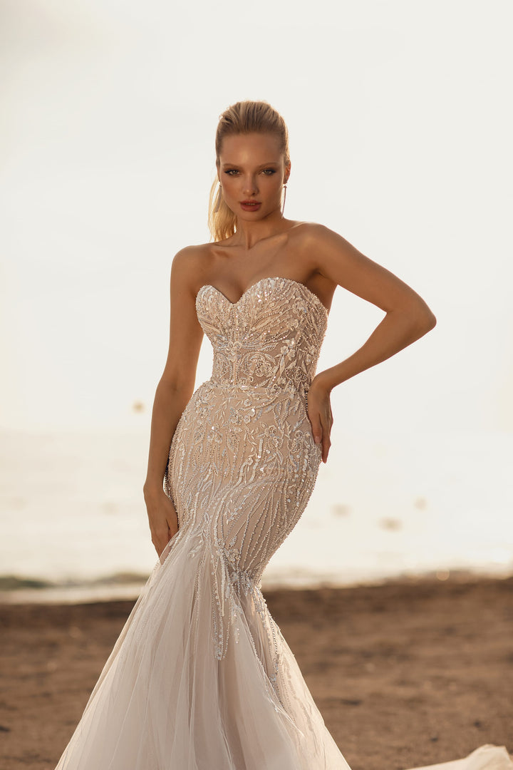 Wedding Gown Fit & Flare Mermaid MADIONI Rosalie