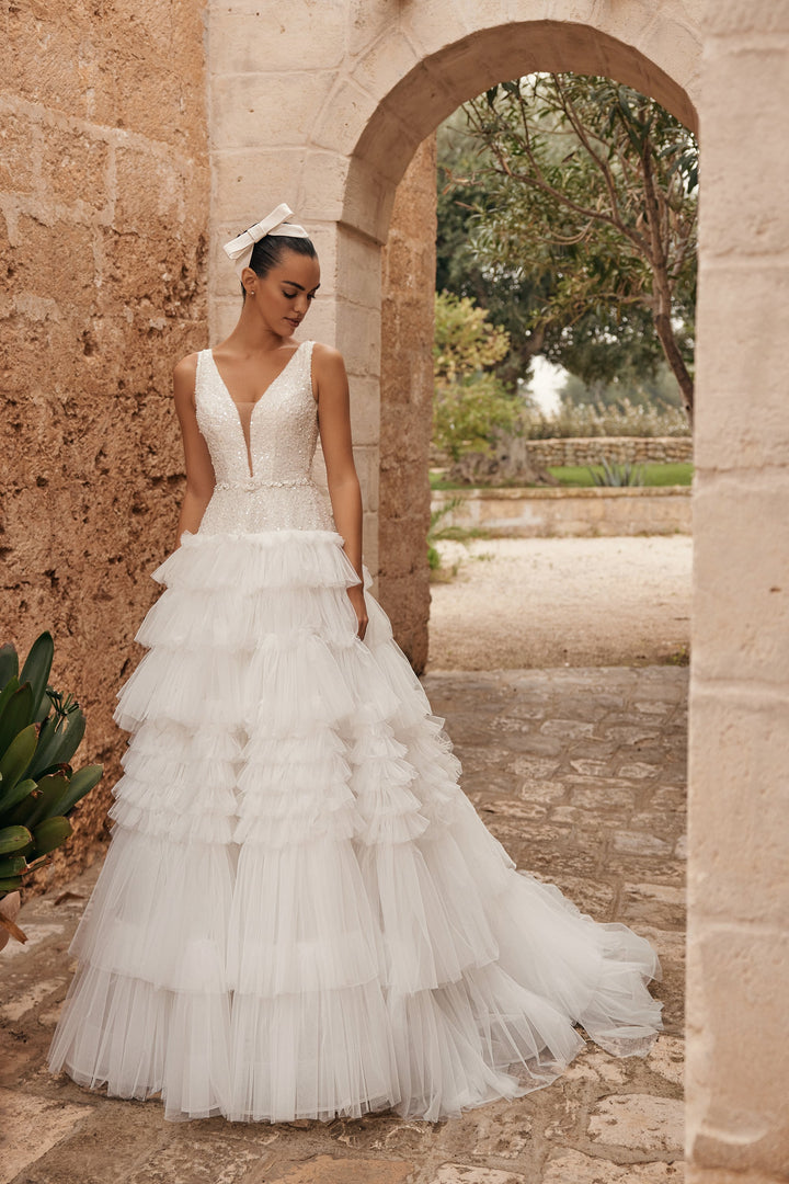 Wedding Gown A-line Ballgown MADIONI Teresa