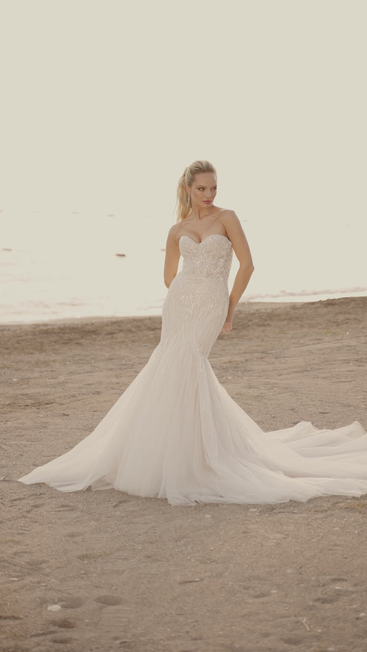 Wedding Gown Fit & Flare Mermaid MADIONI Rosalie